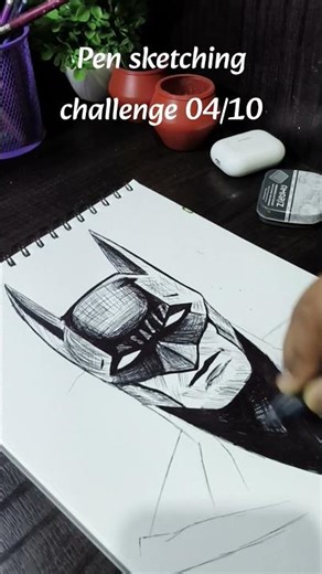pen sketching challenge 04/10 #art #challenge #drawing