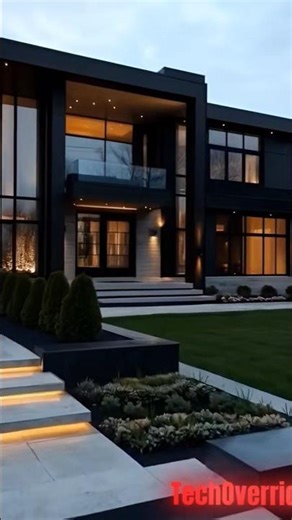 Amazing Exterior Lighting Makeover 🔥 Modern House Reveal | TechOverride