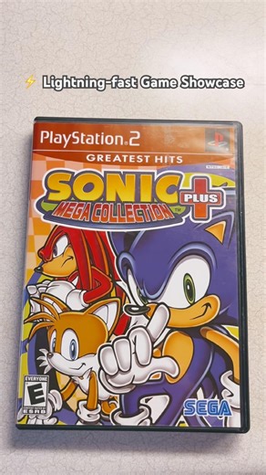 Sonic Mega Collection Plus for PS2! #ps2 #retrogaming #gamecollection #playstation #gaming