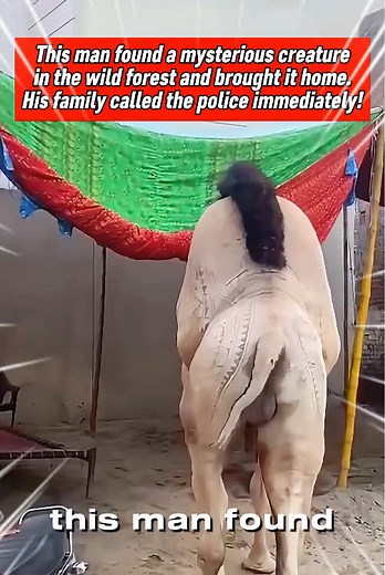 A man found a mysterious creature in the wilderness and brought it home. His family called the police as soon as they saw it!#us #truestory