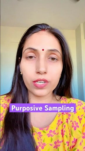 What is purposive Sampling by-Dr.Shraddha Mishra #education #ntanet #bed #jrf #researchmethodology