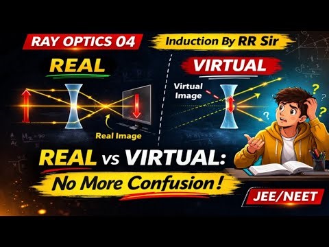 Ray Optics 04: Real & Virtual Objects ka confusion khatam! 🤯 Class 12 Physics