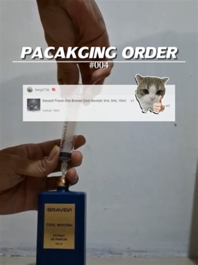 packaging order 004 🫡 #parfume #fragrance #decant #decantparfum