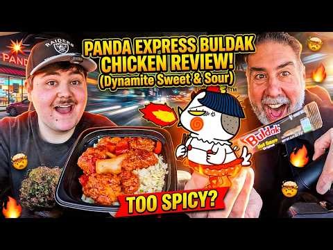 Panda Express Buldak Dynamite Chicken Review 🌶️🔥 (SPICIEST EVER?!)