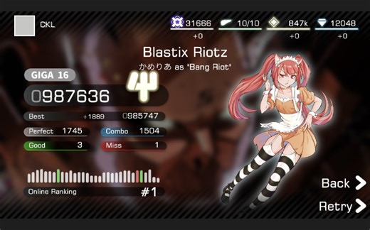 【UP主疯了】Dynamite giga 16 Blastix Riotz 3-1 Noter:arcuit