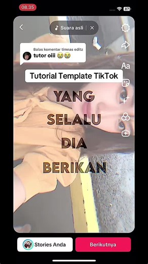 Tutorial Menggunakan Template JJ di TikTok