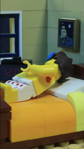 LEGO City: Sleeping Animation STOP MOTION #shorts | Billy Bricks