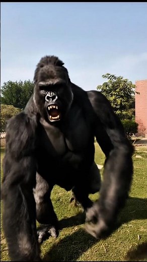Gorilla Chases Spider-Man into a Dark Cave! 😱🕷️🐒