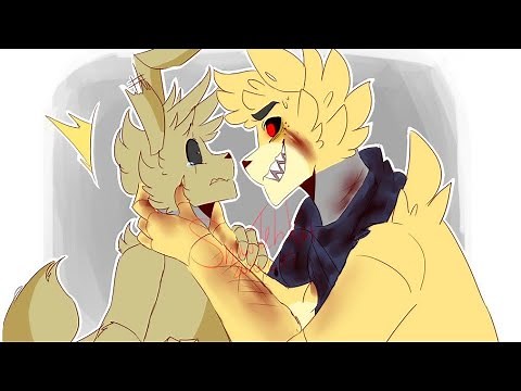Golden Freddy x Springtrap 🌻🌹🔥❤️^^