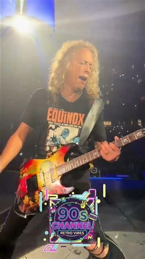 Kirk Hammett, how to play Enter the Sandman ❤️ #kirkhammett #metallica #concert #90smusic #90s