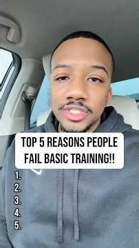 Top 5 Reasons People Fail Basic Training!! #fyp #military #basictraining #bmt #airforce #army #navy