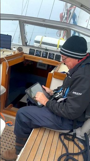 Hallberg-Rassy 46. Perfect winds and great sailing on this beautiful yacht! #shorts