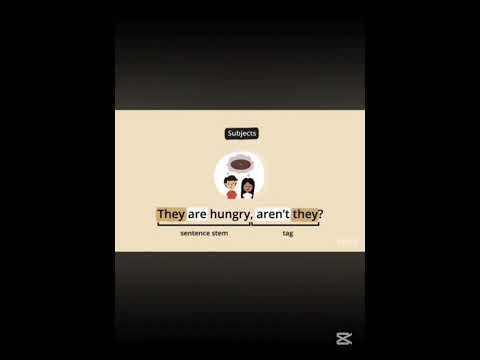 Tag questions...Structures of Language presentation vid!