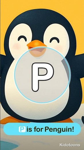 P is for Penguin! | Learn the Alphabet | ABC for Kids #shorts #education #kids #abcd