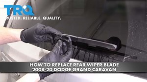 How to Replace Rear Wiper Blade 2008-20 Dodge Grand Caravan