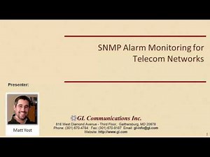 SNMP Alarm Monitoring for Telecom Networks