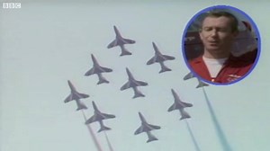 From our archive. The RAF Red Arrows in action at Farnborough Air Show in 1986. They are now looking for a new home after the news today that their base at RAF Scampton will close. What's your memories of the Reds? Got any pictures? Share them with us. | BBC East Yorkshire