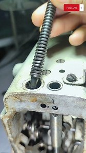 44K views · 704 reactions | cleaning and reinstalling the sewing machine presser foot pressure spring #sewinghacks #edukasi #tutorial #sewingmachine #sewing | Achmad Yani | Facebook