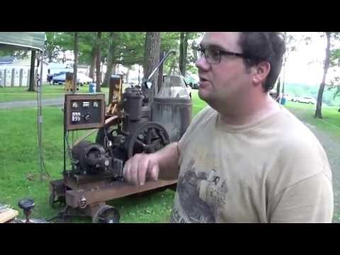 Carbon Arc Lamp From 1900 Powered By Antique Generator