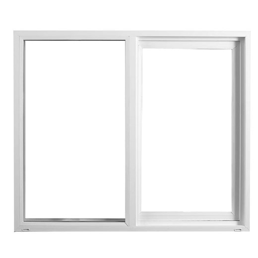 Reviews for Ply Gem 47.5 in. x 35.5 in. Select Series White Vinyl Left-Hand Sliding Window with HPSC Glass, Screen Included | Pg 4 - The Home Depot