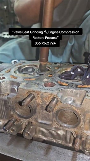 “Valve Seat Grinding 🔧 Engine Compression Restore Process”#ValveSeat#CylinderHead#EngineWork#Engine