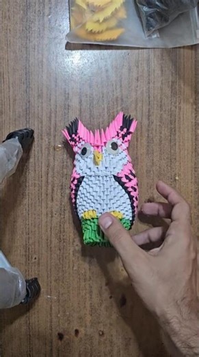 3d origami owl 🦉