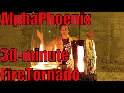 Build a Fire Tornado from cardboard in 30 minutes!