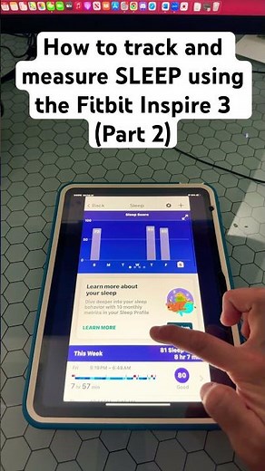 How to track and measure SLEEP using the Fitbit Inspire 3 (Part 2)