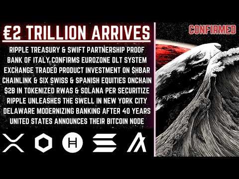 CONFIRMED: Ripple Treasury + SWIFT | Delaware Upgrades for Crypto | Italy Says Eurosystem Onchain