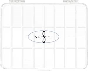Vueset Tahiti, Empty Lipstick Palette Case made for Depotting Makeup into a Transparent Container
