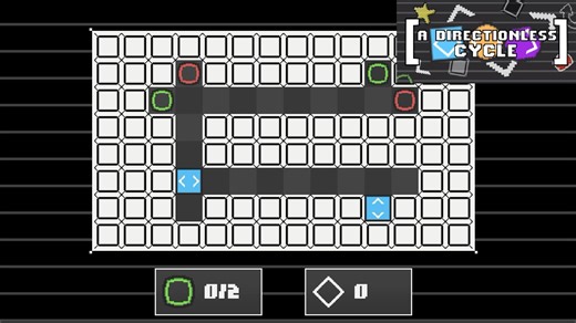 【解谜】A Directionless Cycle - 捡起箭头的多控推箱子【游戏推荐/Demo试玩】