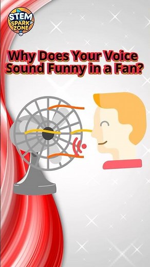 Wait… That’s Science?! Why Does Your Voice Sound Funny in a Fan? #stemshorts #stemeducation