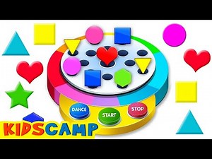 😍 Learn Shapes With Dancing Balls Game | Educational Videos For Kids
