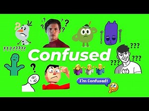 Animated Confused GIF Green Screen Pack (Free Download)