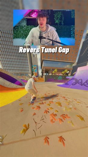 Le revers tunel gap sur skate , facile mais très agréable à faire , sur se spot skin à gagner les gars ! #skate #skate4
