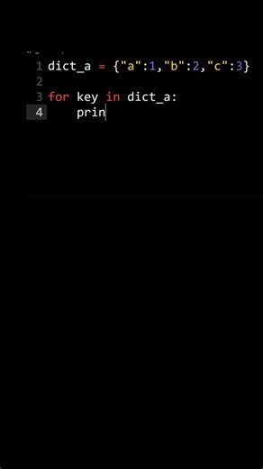 Python Loop Through Dictionary Keys