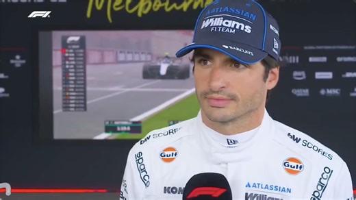 【Carlos Sainz】排位赛后接受采访：电控系统出了点问题，所以二练、三练、排位赛都没参加很遗憾｜F1 澳大利亚大奖赛 2026🇦🇺