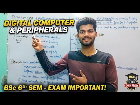 Digital Computer & Peripherals | BSc 6th Sem Computer Science | Exam Special 2026 ‪@MathsPerfection‬