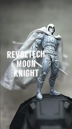 Amazing Yamaguchi Revoltech Moon Knight #marvel #marvellegends #moonknight #actionfigures #unboxing