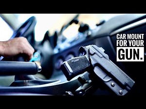 Mount Your GUN in your car by Dara Holsters | Truck mount for hand gun