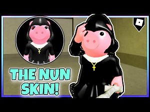 How To Get “THE NUN SKIN” BADGE + NUN PIGGY SKIN/MORPH in PIGGY FAN MADE MAPS | ROBLOX