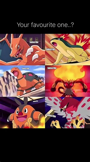 Which Ash Best Fire type Pokémon? #pokémon #ashketchum #pikachu #demonslayer #charizard #anime