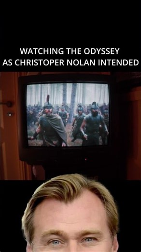 Watching The Odyssey as Christoper Nolan intended #theodyssey #christophernolan #movie