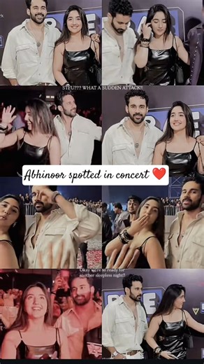 abhinoor 🤍🫶🏻 spotted in concert with nawez #viral #yt #concert #trending #ytshorts