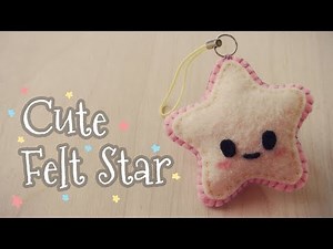 Cute felt twinkle star toy (tutorial)