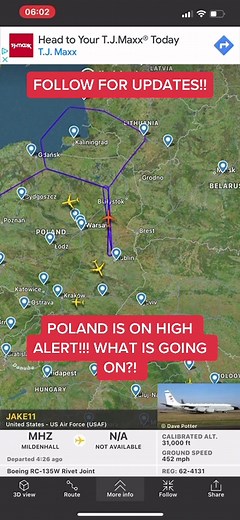 . . . . #skytracker #skywatch #navy #airforce #war #ww3 #ukraine #russia #china #chinaballoon #spyplane #uav #predatormissile #drone #airplane #spaceplane #spaceship #ufo #alien #aliensighting #aircraftcarrier #location #military #aircraft #airforce1 #biden #plane #planefinder #planetracker #aviation #flighttracker #avgeek #avdaily #trump
