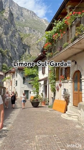Italy’s Fairytale Village hugged by lake Garda and the Alps!! Limone Sul Garda