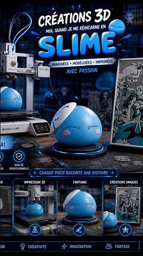 NOUVELLE CRÉATION 3D ! MOI, QUAND JE ME RÉINCARNE EN SLIME !