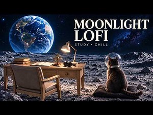 Studying on the Moon 🌙 Space Lo-Fi Music for Focus & Relaxation | 1 Hour
