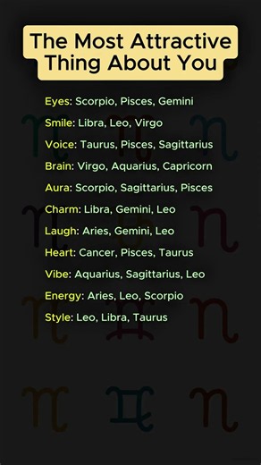 The Most Attractive Thing About You Based on Your Zodiac Sign ✨♈ (It’s More Powerful Than You Think)